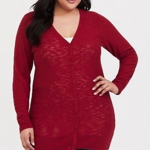 Torrid Boyfriend Cardigan - Size 5